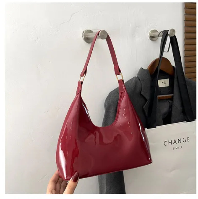 Cherry red handbag