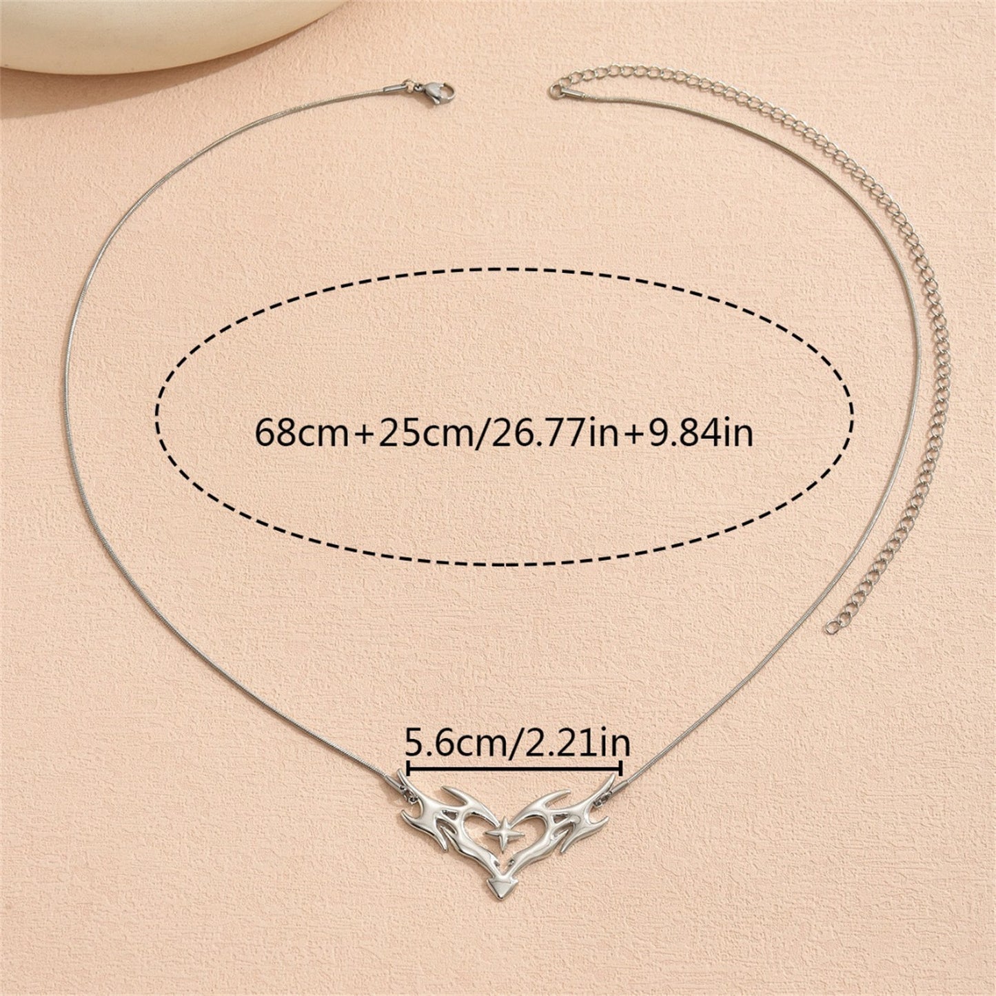 Thorned Heart Waist Chain