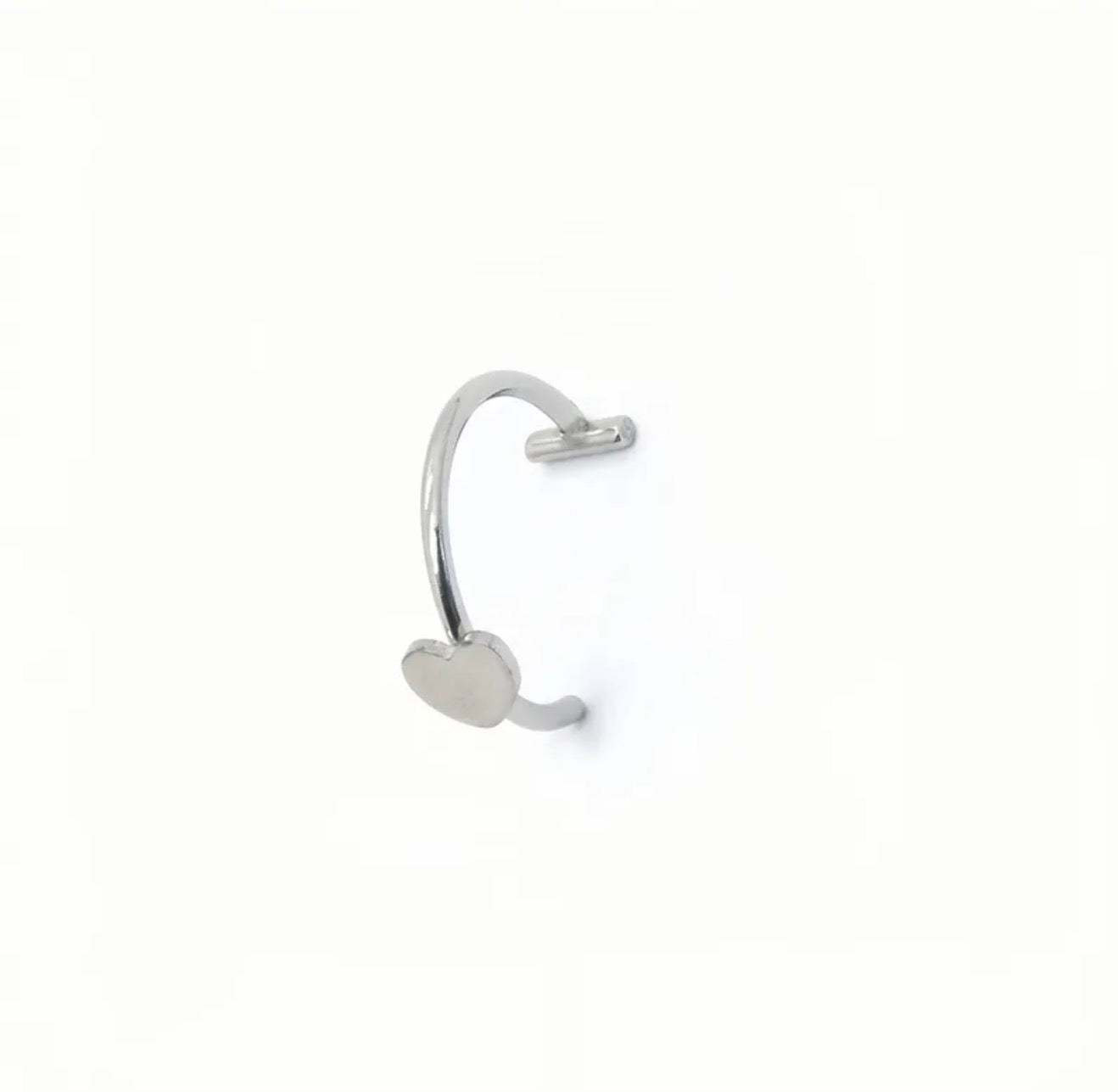 Heart lip ring