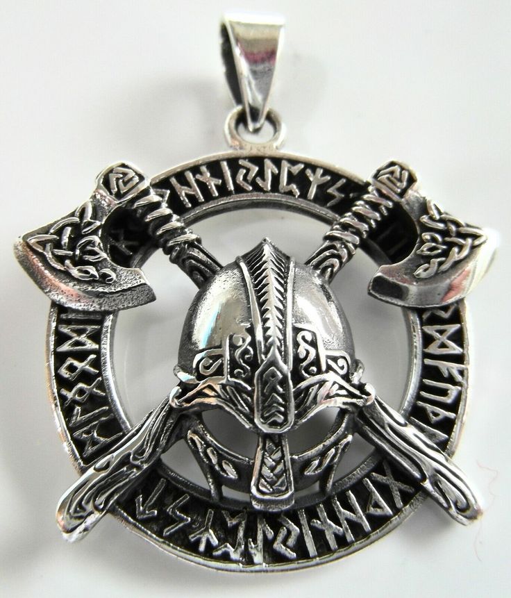 Axe warrior titanium pendant