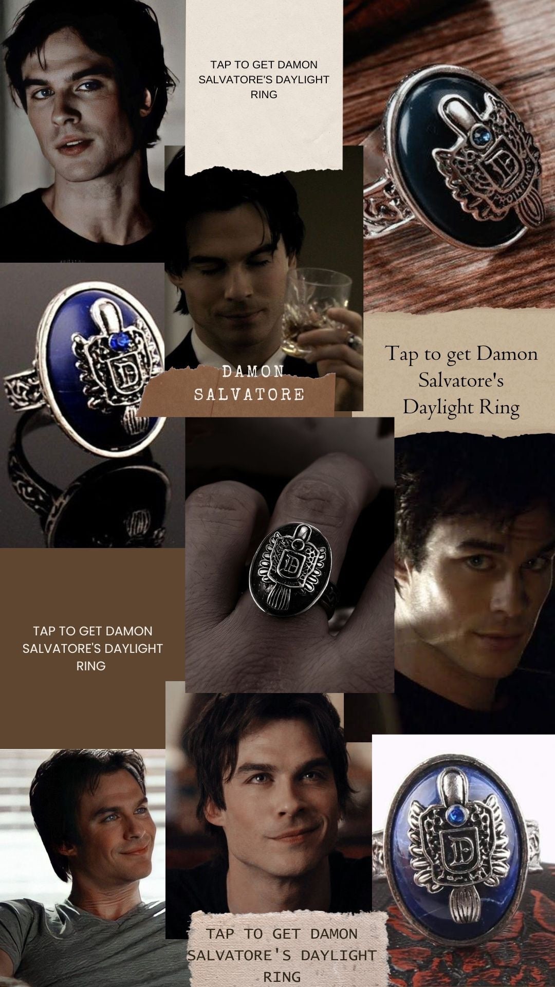 Damon inspired daylight ring