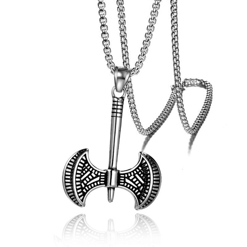 Axe titanium steel pendant