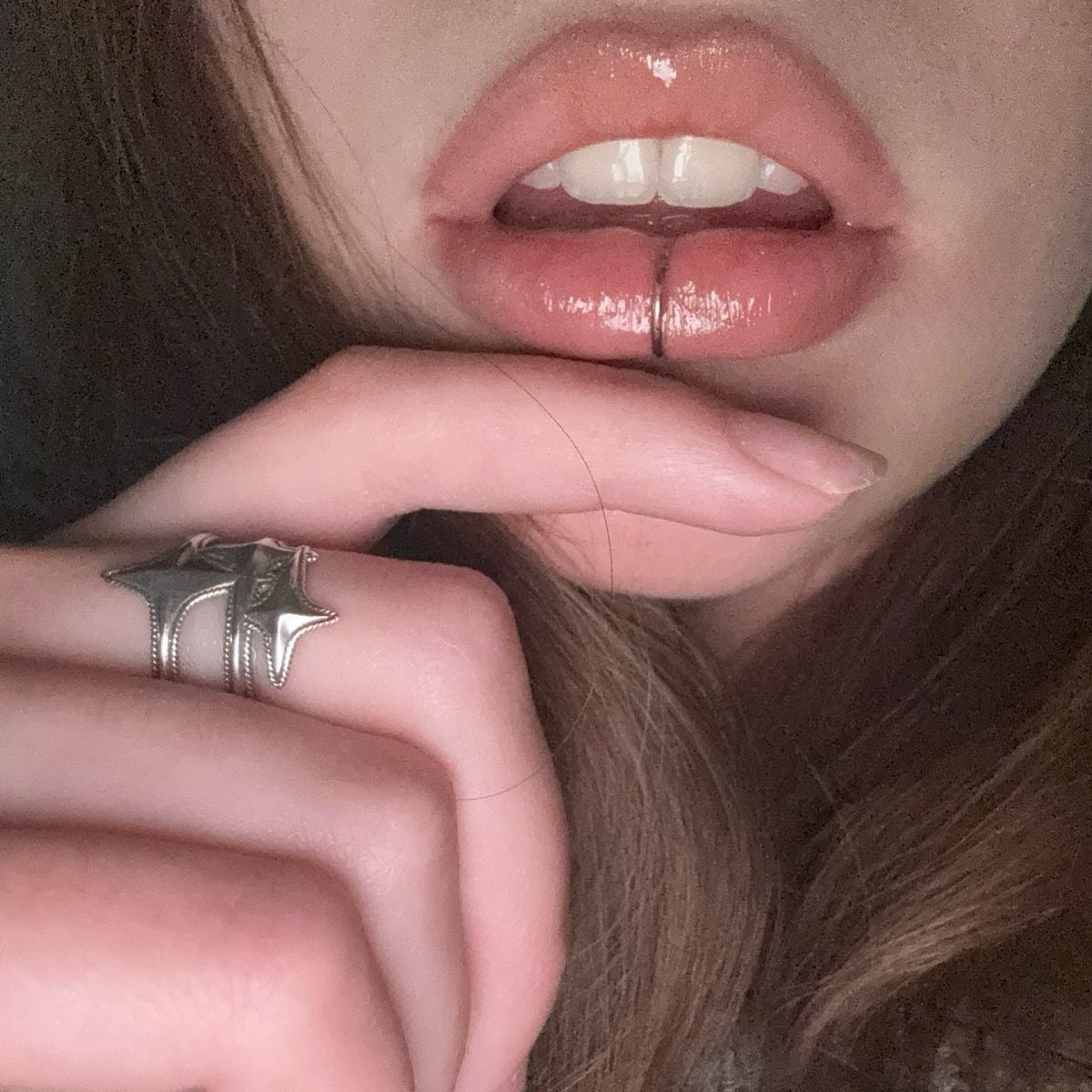 Circle lip ring