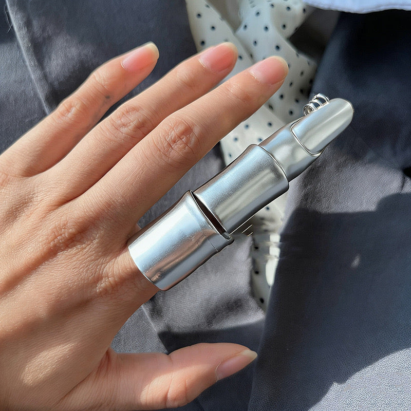 Chrome Bullet Ring