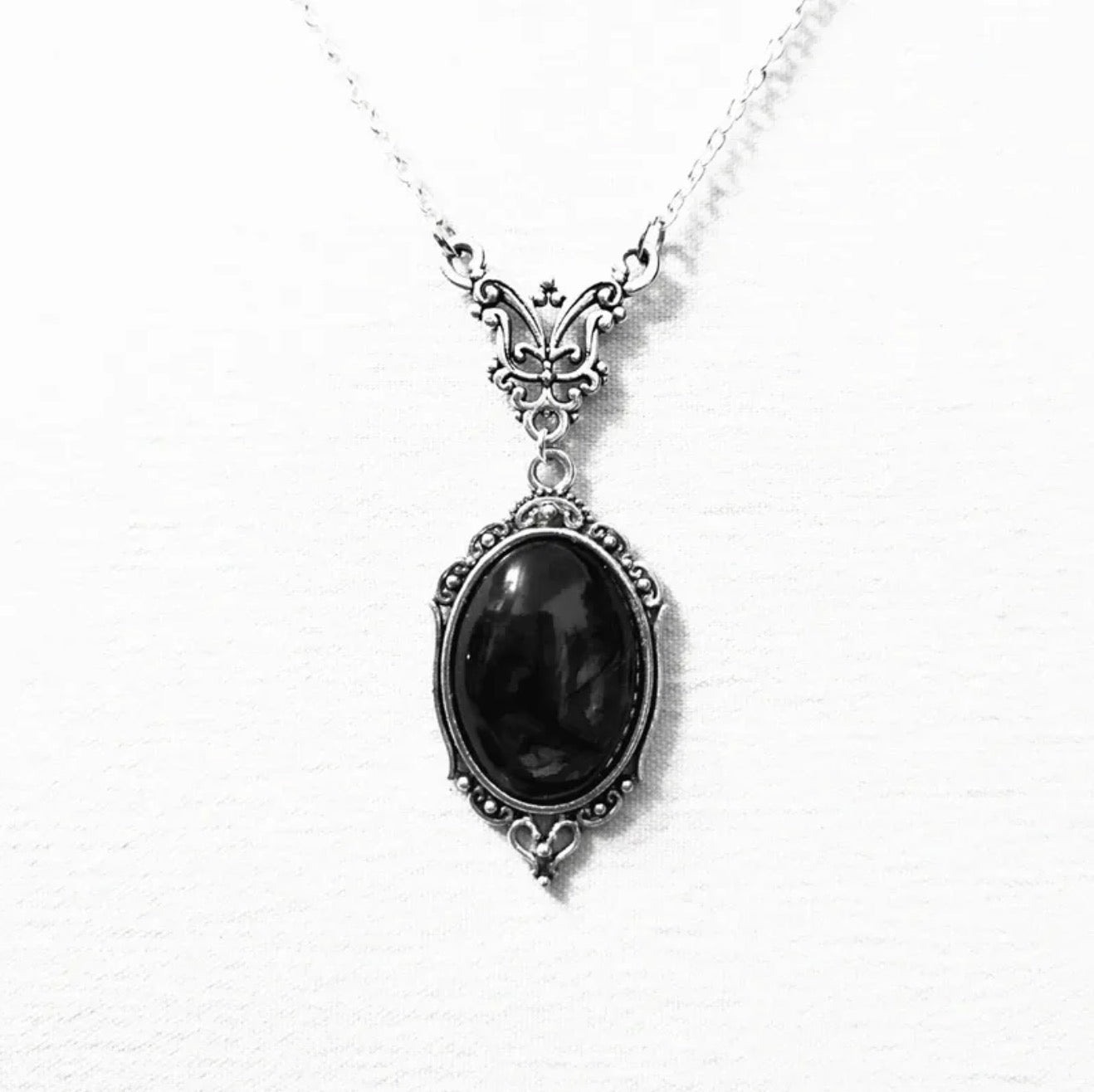 Nightfall oval pendant