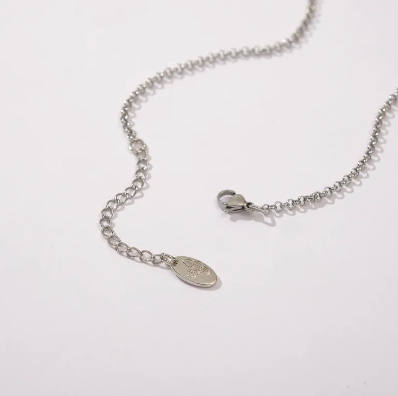 Vivienne westwood red saturn pendant