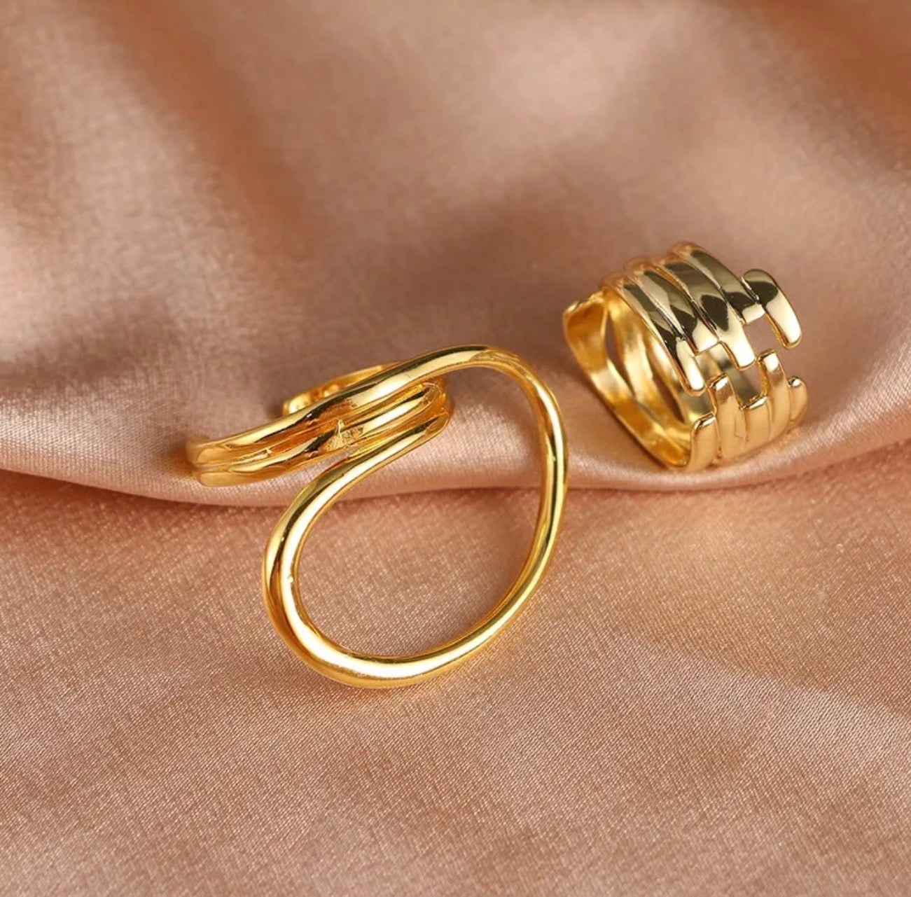 Wrapped ring set