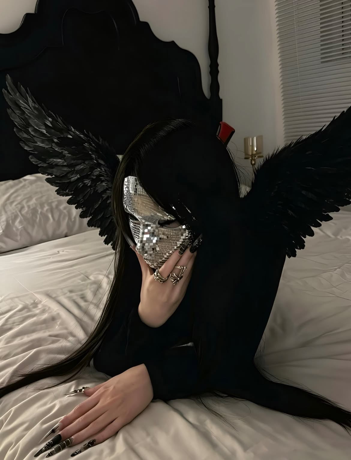 Dollface disco girl mask