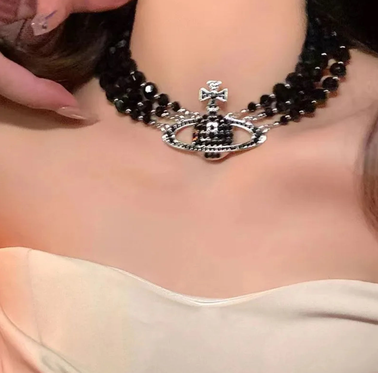 Astro goth necklace