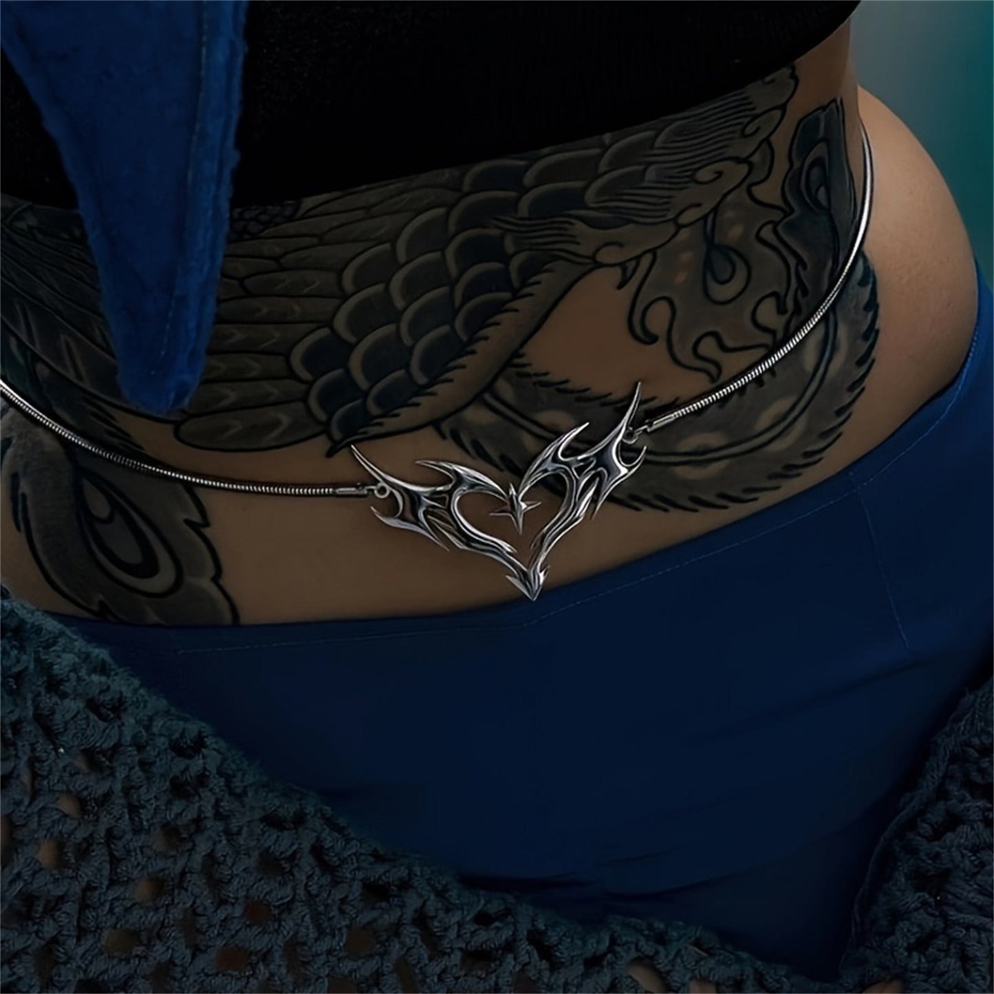 Thorned Heart Waist Chain