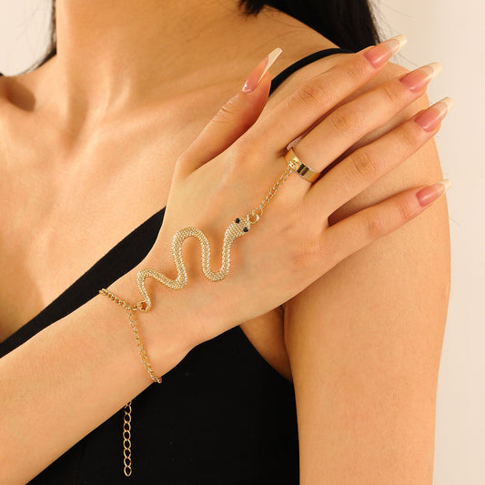 Serpent’s Embrace Hand Chain