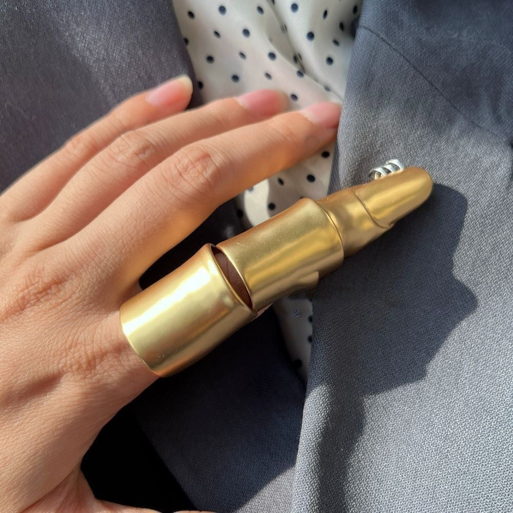 Chrome Bullet Ring