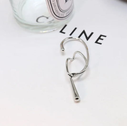 Geometric melted earcuff