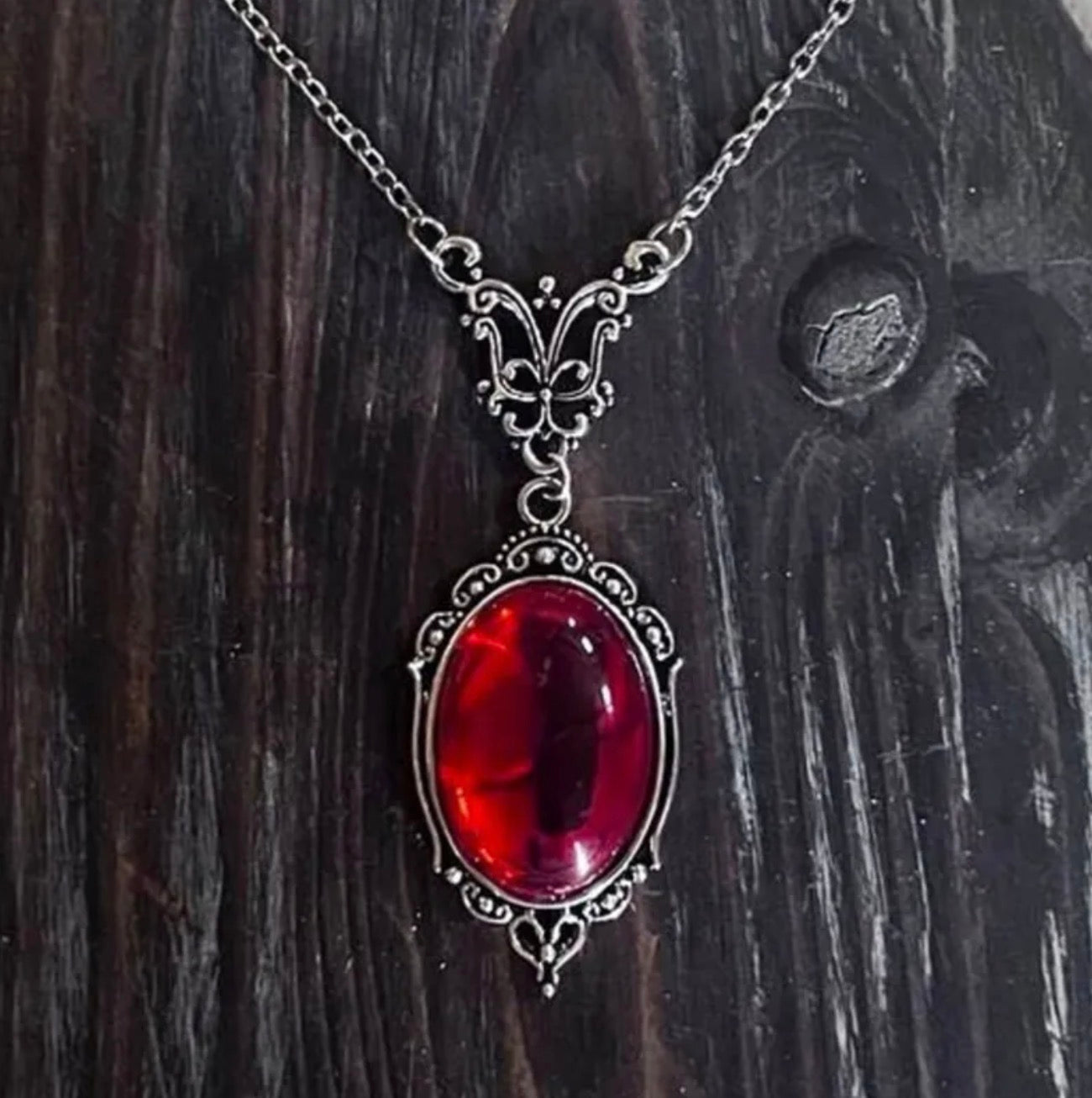 Nightfall oval pendant