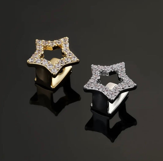 Rhinestone star grillz