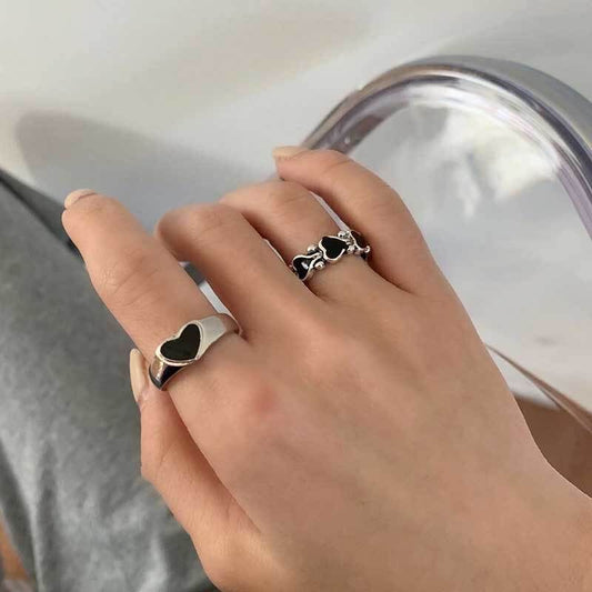 Blackheart Ring Set