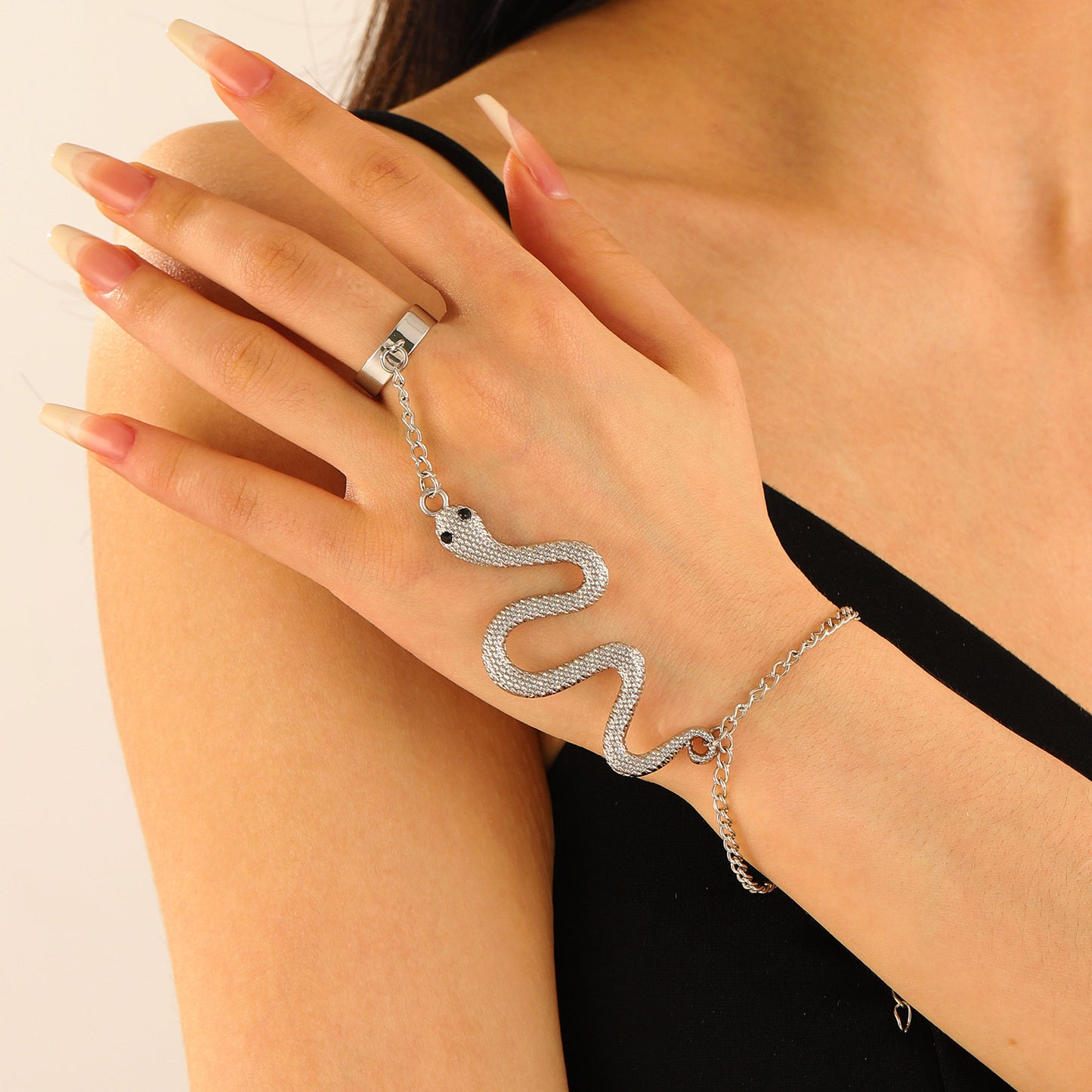 Serpent’s Embrace Hand Chain