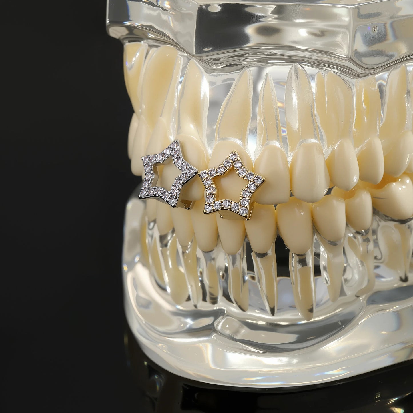 Rhinestone star grillz