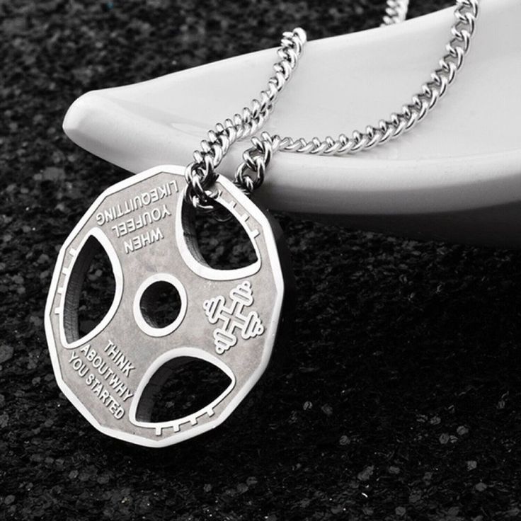 Barbell pendant