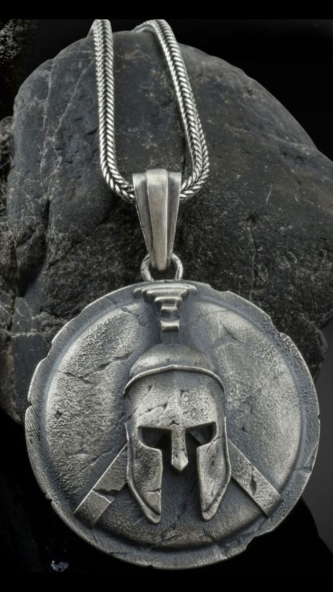 Spartan warrior pendant