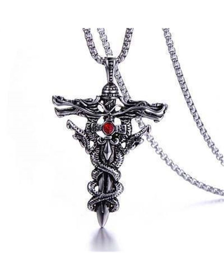 Chinese dragon sword pendant