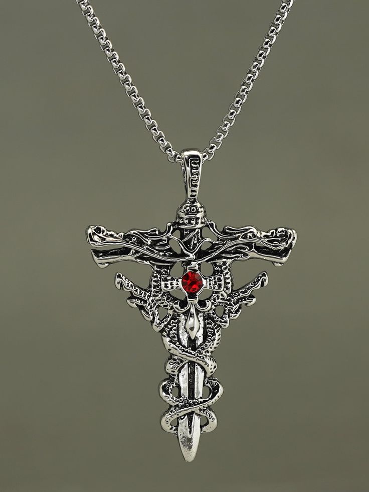 Chinese dragon sword pendant