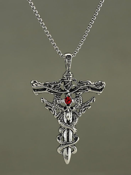 Chinese dragon sword pendant