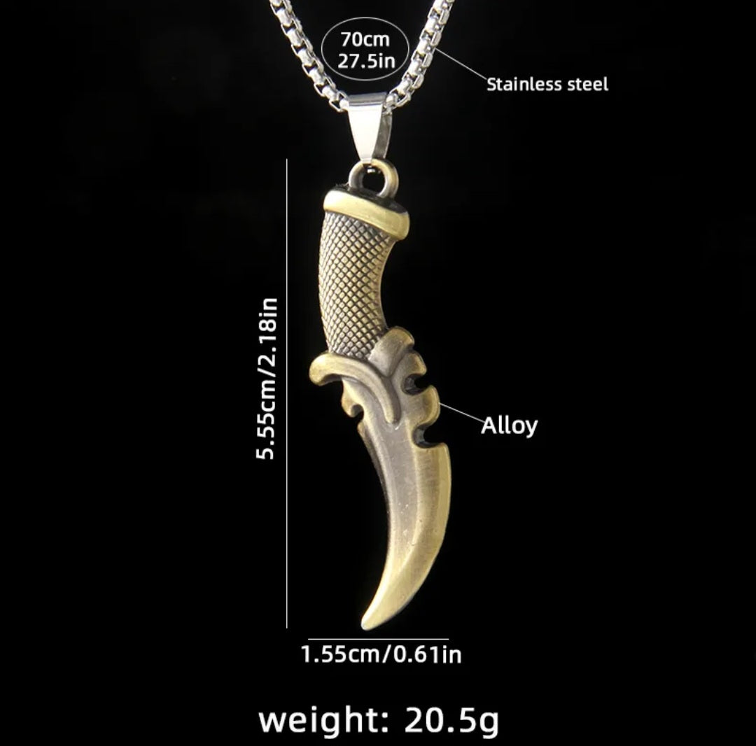 Blade of honor pendant