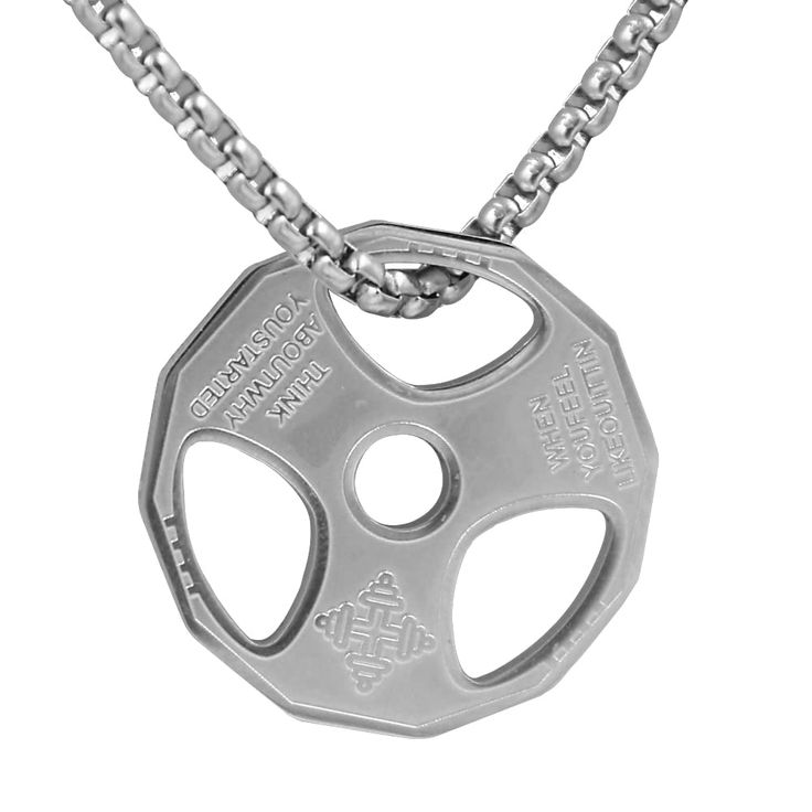 Barbell pendant
